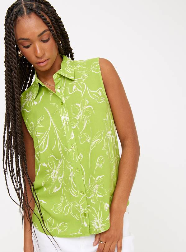 Amalfi Print Sleeveless Shirt 20